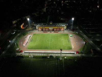 освещение стадиона до модернизации